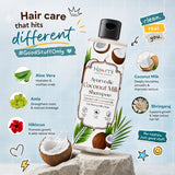 Coconut milk shampoo