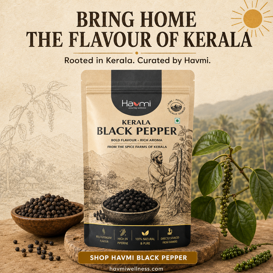 Havmi Kerala Black Pepper – Whole Peppercorns