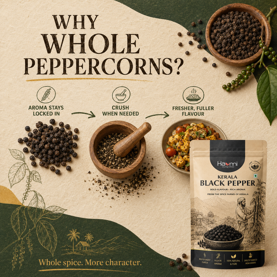 Havmi Kerala Black Pepper – Whole Peppercorns