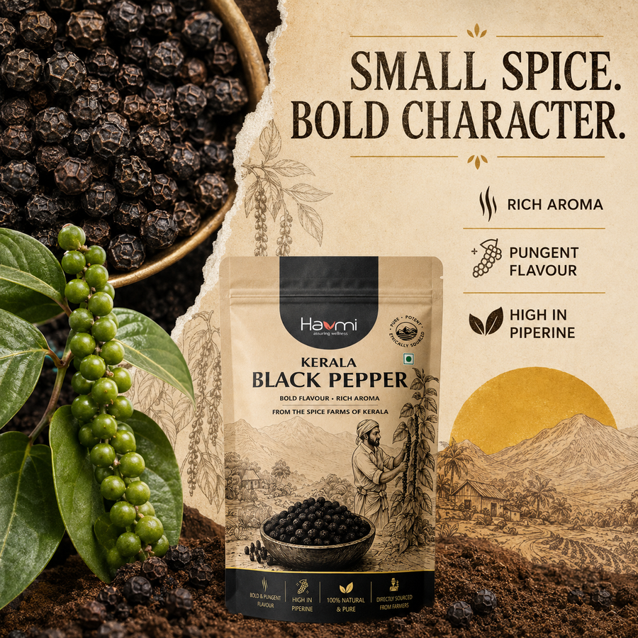 Havmi Kerala Black Pepper – Whole Peppercorns