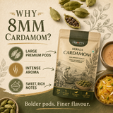 Havmi Kerala Cardamom – Premium 8MM Green Cardamom